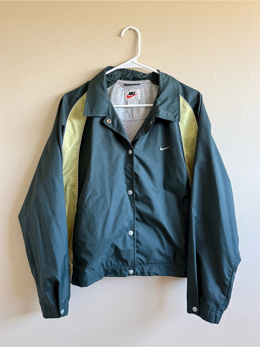 Nike Y2K Green Windbreaker Jacket